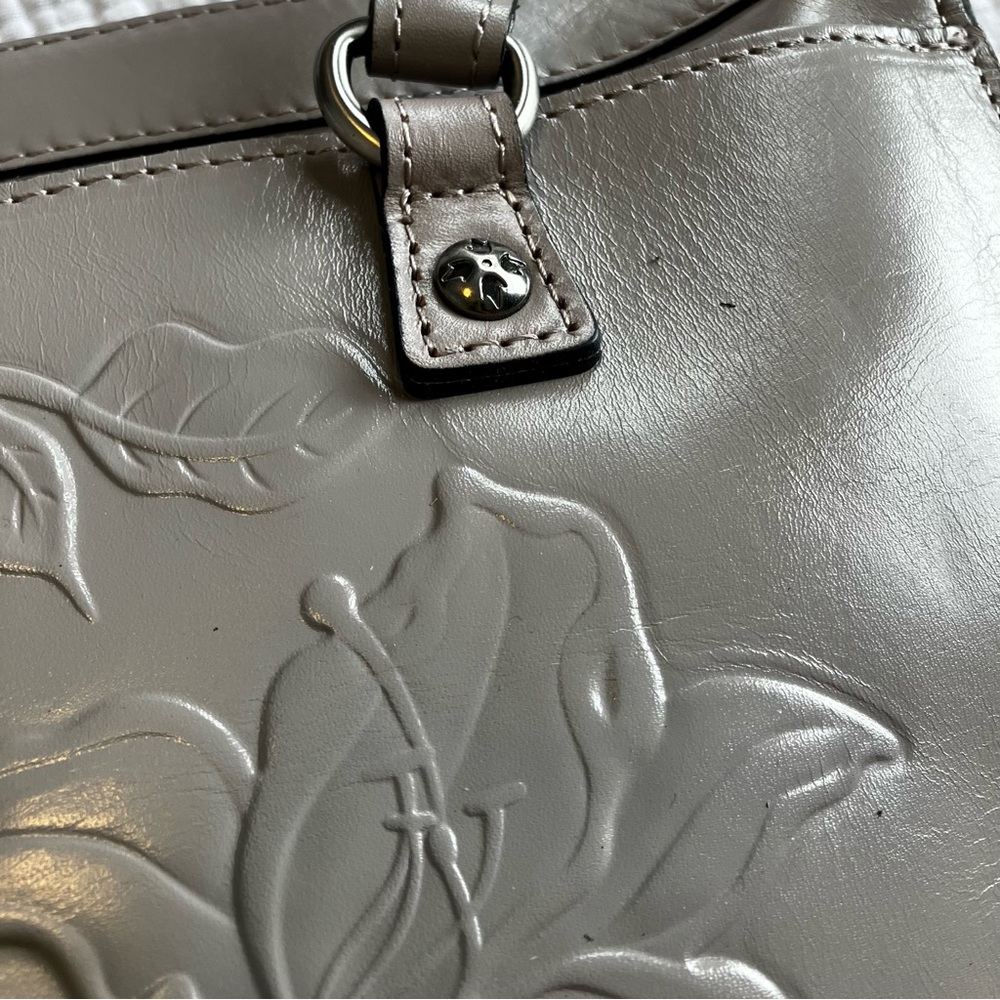 New Patricia Nash Josselin Leather Satchel - Picture 4 of 9